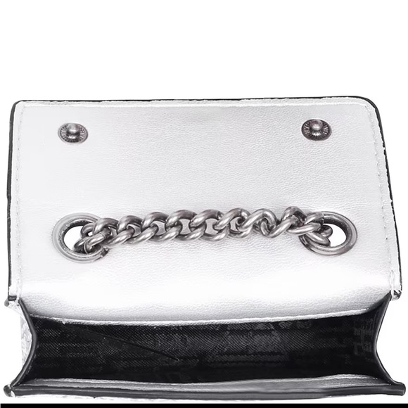 Kurt Geiger Silver Mini Bag with Chain - Picture 6 of 6